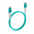 Шнур оптический LC/UPC-LC/UPC, MM 50/125, 5м, Duplex, бирюзовый, REXANT 50-2511-5