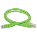 Патч-корд 4 пары, 2хRJ45, 1м, Кат.5e, UTP, зеленый, LSZH, ITK PC02-C5EUL-1M