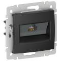 IEKVALENA Розетка компьютерная RJ45 категория 5Е UTP 6945371 черный матовый IEK