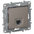 IEKETIKA Розетка компьютерная RJ45 категория 6 UTP 6714531 капучино IEK