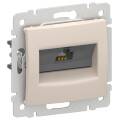 IEKVALENA Розетка компьютерная RJ45 категория 6 UTP 6945461 песочный IEK