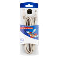 Патч-корд 4 пары, 2хRJ45, 1,5м, Кат.5e, UTP, серый, PVC, REXANT 06-3202