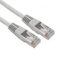Патч-корд 4 пары, 2хRJ45, 1м, Кат.5e, UTP, серый, CCA, LSZH, REXANT 18-8002