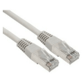 Патч-корд 4 пары, 2хRJ45, 1м, Кат.6, FTP, серый, CCA, PVC, REXANT 18-8102-1