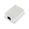Розетка компьютерная RJ-45, UTP, Кат.6, 1-порт, внешняя, REXANT, 03-0132