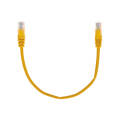 Патч-корд 4 пары, 2хRJ45, 0,3м, Кат.5e, UTP, желтый, LSZH, REXANT 02-0105-03
