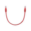 Патч-корд 4 пары, 2хRJ45, 0,3м, Кат.5e, UTP, красный, LSZH, REXANT 02-0103-03
