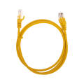 Патч-корд 4 пары, 2хRJ45, 1м, Кат.5e, UTP, желтый, LSZH, REXANT 02-0105-1