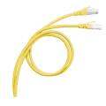 Шнур коммутационный RJ 45 - категория 6a - S/FTP - PVC - экранированный - 3 м - желтый