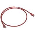 Шнур коммутационный RJ 45 - категория 6 - F/UTP - LSZH - экранированный - 5 м - красный