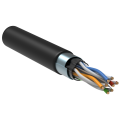 Кабель FTP 4 пары, Кат.6, внеш., 0,57мм, LDPE, черный, 305м, ITK LC3-C604-339