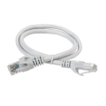 Патч-корд 4 пары, 2хRJ45, 1м, Кат.5e, UTP, серый, LSZH, ITK PC01-C5EUL-1M