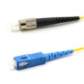 Шнур оптический FC/UPC-SC/UPC, SM, 3м, Simplex, желтый, REXANT 50-2802