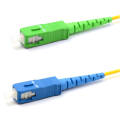 Шнур оптический SC/APC-SC/UPC, SM, 15м, Simplex, желтый, REXANT 50-2063