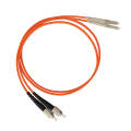 Шнур оптический FC/UPC-LC/UPC, MM 50/125, 1м, Duplex, оранжевый, REXANT 50-3267