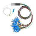 Делитель оптический PLC, 1х4, миникорпус, 0,9мм, оконц., SC/UPC, Cabeus FCT-PLC-1/4-9-SC/U-1.5-0.9