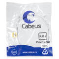 Патч-корд телефонный 2х6р4с, белый, PVC, 1,5м, Cabeus PC-TEL-RJ12-1.5m 