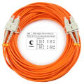 Шнур оптический SC/UPC-SC/UPC, МM, 62,5/125, 15м, Duplex, оранж., Cabeus FOP-62-SC-SC-15m