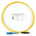 Шнур оптический SC/UPC-FC/UPC, SM, 1,5м, Simplex, желтый, Cabeus FOP(s)-9-SC-FC-1,5m