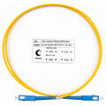 Шнур оптический SC/UPC-SC/UPC, SM, 0,5м, Simplex, желтый,Cabeus FOP(s)-9-SC-SC-0,5m
