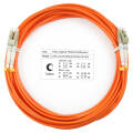 Шнур оптический LC/UPC-LC/UPC, МM, 62,5/125, 10м, Duplex, оранж., Cabeus FOP-62-LC-LC-10m