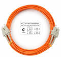 Шнур оптический SC/UPC-SC/UPC, МM, 62,5/125, 7м, Duplex, оранж., Cabeus FOP-62-SC-SC-7m