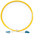 Шнур оптический LC/UPC-LC/UPC, SM, 0,5м, Simplex, желтый, Cabeus FOP(s)-9-LC-LC-0,5m