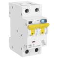Автоматический выключатель дифференциального тока B06N 1P+NP C25 300мА тип AC MASTER IEK