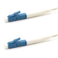 Шнур оптический LC/UPC-LC/UPC, SM, 1м, Simplex, белый, REXANT 50-2100