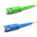 Шнур оптический SC/APC-SC/UPC, SM, 10м, Simplex, желтый, REXANT 50-2062