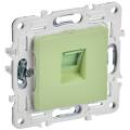 SKANDY Розетка компьютерная RJ45 кат.5E SK-K01G мятный IEK