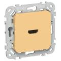 FLITE Розетка HDMI РШДМА-ФлЗ золотарник IEK