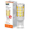 Лампа светодиодная CORN капсула 3,5Вт 230В 3000К керамика G9 IEK