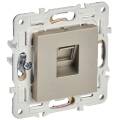 SKANDY Розетка компьютерная RJ45 кат.5E SK-K01Sh шампань IEK