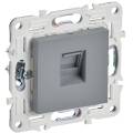 SKANDY Розетка компьютерная RJ45 кат.6 SK-K02Gr серый IEK