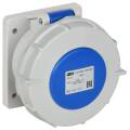 Розетка встраиваемая прямаяССИ-6232 32А-6ч 220В 2P+PE IP67 IEK