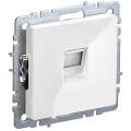 Розетка компьютерная RJ45 кат.5E РК10-БрБ белый, IEK BR-K10-1-K01-PRO