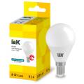 Лампа светодиодная ALFA G45 шар 8Вт 230В 4000К E14 (6шт) IEK