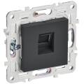 SKANDY Розетка компьютерная RJ45 кат.6 SK-K02G графит IEK