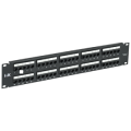 Патч-панель для телефонии 1U, 19'', 50хRJ45, UTP, кат.3, ITK PP50-1UC03U-D05