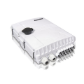 Бокс оптический настенный 12 портов (SC duplex LC), серый, Hyperline FO-WBI-12A-GY