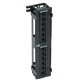 Патч-панель настенная, 12хRJ45, UTP, кат.6, IDC Dual, черная, ITK PP12-C6U-D05