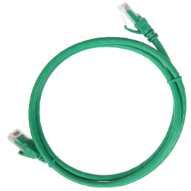 Патч-корд UTP 4 пары, Кат.5е, 2хRJ45, 0,5м, зеленый, ITK PC02-C5EU-05M