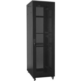 Шкаф напольный 19", 42U, 2055х600х800мм, Hyperline TTC-4268-GS-RAL9004