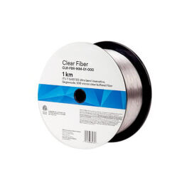 Оптическое волокно Clear Fiber, прозрачный буфер 900um, G.657 B3, CLR-FBR-1KM-01-000, 1 км