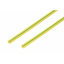 Термоусаживаемая трубка 8,0/4,0мм, желто-зеленая, упаковка 50шт. по 1м, REXANT 20-8007
