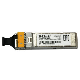 Модуль D-Link mini-GBIC LX SM Single Fiber  (40km, 3,3V), WDM DEM-331T/A1A
