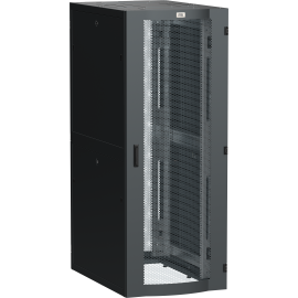 Шкаф серверный 19", 42U, 800х1000мм, двухстворч. перф. дверь, черный, ITK LS05-42U81-2PP