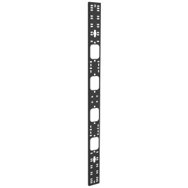 Органайзер вертикальный 24U, 75х12мм, черный, ITK CO05-07524-R