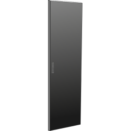 Дверь металлическая для шкафа 19", 42U, 600мм, черная, LINEA N, ITK LN05-42U6X-DM